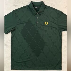 LIKE NEW Oregon Ducks Green Nike Golf Dri-Fit Polo Size XL